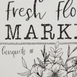 4pk 18"x18" Pig And Flower Market Farmhouse Check And Printed Square Throw Pillow Covers White - Design Imports -Home Decor Shop GUEST 73bd0563 2955 4715 b116 1c8c375c72b5