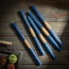 English Blue Timber Tapers - Set Of 12 -Home Decor Shop GUEST 74572231 aa05 4087 a3ac 3b2f93e15438