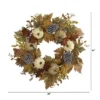 Nearly Natural 24” Fall Pumpkins, Pine Cones And Berries Artificial Wreath -Home Decor Shop GUEST 74da997f 3928 43ec 97f3 e3fb937d4473