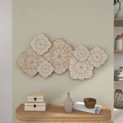 Farmhouse Wood Floral Intricately Carved Wall Decor White - Olivia & May 23 Farmhouse Wood Floral Intricately Carved Wall Decor White - Olivia & May -Home Decor Shop GUEST 754bb312 0f46 4bb5 962b 52500b0a4f99