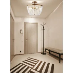 15" Stone/Metal Georgian Flush Mount Ceiling Light (Includes Energy Efficient Light Bulb) Antique Gold - JONATHAN Y 9 15" Stone/Metal Georgian Flush Mount Ceiling Light (Includes Energy Efficient Light Bulb) Antique Gold - JONATHAN Y -Home Decor Shop GUEST 780b8e05 0963 46b3 882e 148cf0c1f94e