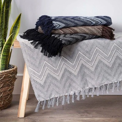 50"x60" Zig-Zag Chevron Throw Blanket - Design Imports 7 50"x60" Zig-Zag Chevron Throw Blanket - Design Imports - Image 5