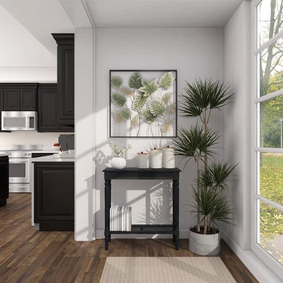 30" X 30" Metal Leaf Tall Cut-Out Wall Decor With Intricate Laser Cut Designs Green - Olivia & May 15 30" X 30" Metal Leaf Tall Cut-Out Wall Decor With Intricate Laser Cut Designs Green - Olivia & May - Image 13