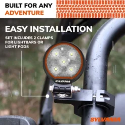 SYLVANIA Universal Bar Mount Bracket Clamp Kit For LED Lights And Accesories, Fits Tubes Measuring 1", 1.5", 1.75" & 2" Inch Diameter -Home Decor Shop GUEST 79a024de b064 482a af1e 121c16a15600