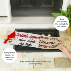 Evergreen When Angels Are Near Sassafras Indoor Outdoor Switch Doormat 1'10"x10" White 6 Evergreen When Angels Are Near Sassafras Indoor Outdoor Switch Doormat 1'10"x10" White -Home Decor Shop GUEST 79c96d0b cdf7 4d35 a120 3ea450df1b25