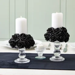 Bright Creations 200 Pack Black Roses Artificial Flowers For Decoration, Small Flower Heads For Arts And Crafts, Stemless Arrangements, 3" 12 Bright Creations 200 Pack Black Roses Artificial Flowers For Decoration, Small Flower Heads For Arts And Crafts, Stemless Arrangements, 3" -Home Decor Shop GUEST 79c9f4b3 d643 4829 958a 50ed715bc899