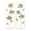 Set Of 2 Iron Metal Floral Wall Decors With Gold Frame - Olivia & May 2 Set Of 2 Iron Metal Floral Wall Decors With Gold Frame - Olivia & May -Home Decor Shop GUEST 7a994dd5 04e3 43cb 8de0 b8b1edc94ed1
