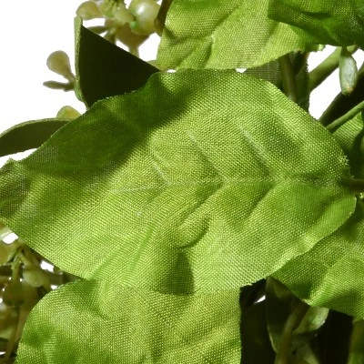 National Tree Company 22" Cosmos Flowers Wreath 6 National Tree Company 22" Cosmos Flowers Wreath - Image 4