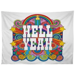 Pilgrim Hodgson Hell Yeah Tapestry - Society6 -Home Decor Shop GUEST 7b403fb2 a2c4 408f 9cc6 064bd037e0d3