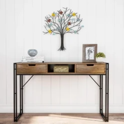 Tree Of Life Butterfly Wall Art - Hand-Painted Decorative Metal Sculpture With 3D Butterflies And Leaves For Rustic And Farmhouse Homes By Lavish Home -Home Decor Shop GUEST 7c6cd17a d127 4c9f 9dec 7ed0876859bc