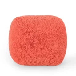 Moloney Modern Microfiber Chenille Round Pouf - Christopher Knight Home -Home Decor Shop GUEST 7d828d81 bb45 4578 b624 2149364ea45b