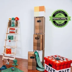 Ukonic Minecraft Brownstone Torch Standing Floor Lamp And Storage Unit | 5 Feet Tall -Home Decor Shop GUEST 7dccb127 2981 4ce8 ad6b 86c1592fc9e8