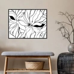 30" X 22" Sernea By Ritikia Gandhi Framed Canvas Wall Art Black - Amanti Art -Home Decor Shop GUEST 7ddb5d61 c619 42e5 a6ad 424b6fcdaeca