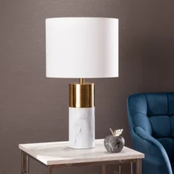 Gasbrom Table Lamp White/Gold (Includes LED Light Bulb) - Southern Enterprises 9 Gasbrom Table Lamp White/Gold (Includes LED Light Bulb) - Southern Enterprises -Home Decor Shop GUEST 7ec7c5c7 43be 4032 8f92 20e56a1a4373