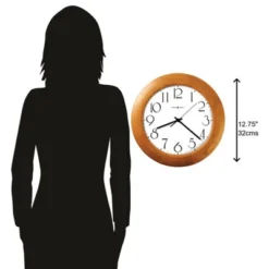 Howard Miller 625355 Howard Miller Santa Fe Wall Clock 625355 Champagne Oak