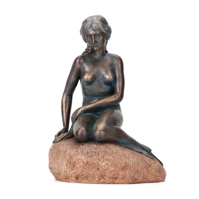 Techko Maid ABS Resin Little Mermaid Solar Outdoor Garden Statue Decor With Spotlight 3 Techko Maid ABS Resin Little Mermaid Solar Outdoor Garden Statue Decor With Spotlight