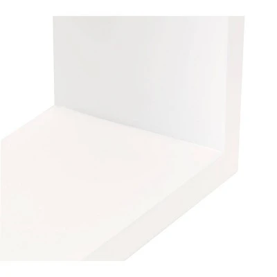 Set Of 3 Cubbi Floating Wall Shelves White 6 Set Of 3 Cubbi Floating Wall Shelves White - Image 4