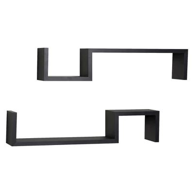 (Set Of 2) 22.5" X 4.7" Floating Wall Shelving Set - Danya B. 5 (Set Of 2) 22.5" X 4.7" Floating Wall Shelving Set - Danya B. - Image 3