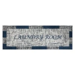 Sussexhome Non Skid Cotton Washable Laundry Room Runner Rug, 20" X 59" -Home Decor Shop GUEST 83c9d3fc cb3b 430b 98ff e5b00358203a
