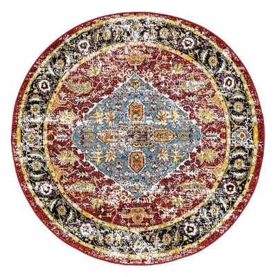 NuLOOM Indoor/Outdoor Transitional Medallion Muriel Patio Area Rug 14 NuLOOM Indoor/Outdoor Transitional Medallion Muriel Patio Area Rug - Image 12