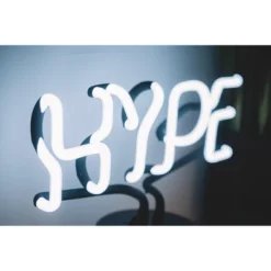 Amped Co 9.6" X 8.3" HYPE Real Neon Light Novelty Desk Lamp, White 9 Amped Co 9.6" X 8.3" HYPE Real Neon Light Novelty Desk Lamp, White -Home Decor Shop GUEST 84f50c24 cc03 4f8e b87a e20f94aa6467
