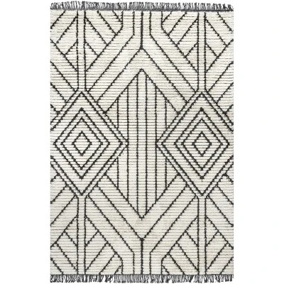 NuLOOM Tatiana Soft Shaggy Textured Modern Diamond Fringe Area Rug 17 NuLOOM Tatiana Soft Shaggy Textured Modern Diamond Fringe Area Rug - Image 15