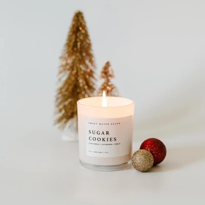 Sweet Water Decor Sugar Cookies 11oz White Jar Soy Candle 4 Sweet Water Decor Sugar Cookies 11oz White Jar Soy Candle - Image 2