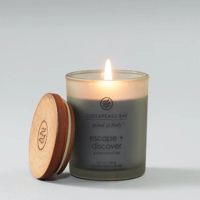 Glass Jar 3-Wick Mind & Body Escape & Discover Candle - Chesapeake Bay Candle 5 Glass Jar 3-Wick Mind & Body Escape & Discover Candle - Chesapeake Bay Candle - Image 3