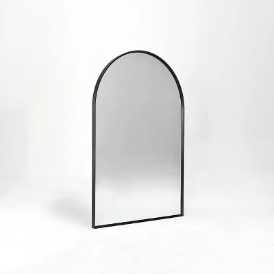 Serio 36"x 24" Arch Top Aluminum Alloy Framed Rectangular Bathroom Mirrors - The Pop Home 3 Serio 36"x 24" Arch Top Aluminum Alloy Framed Rectangular Bathroom Mirrors - The Pop Home
