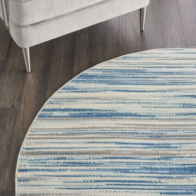Nourison Jubilant Contemporary Stripes Area Rug 9 Nourison Jubilant Contemporary Stripes Area Rug - Image 7