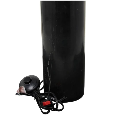 2-Light 73" X 16" Marble Orb Floor Lamp With Marble Base - Olivia & May 5 2-Light 73" X 16" Marble Orb Floor Lamp With Marble Base - Olivia & May - Image 3