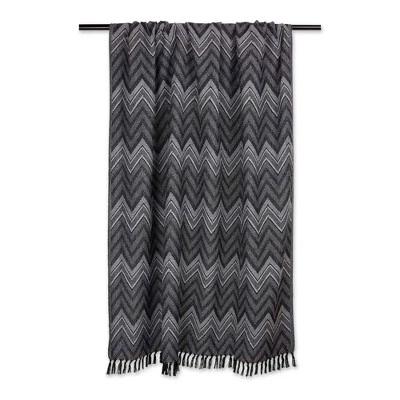 50"x60" Zig-Zag Chevron Throw Blanket - Design Imports 3 50"x60" Zig-Zag Chevron Throw Blanket - Design Imports