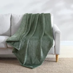 50"x60" Solid Reversible Throw Blanket Green - Eddie Bauer -Home Decor Shop GUEST 8b768d89 a08a 4b20 9518 e2ba0f13af7c