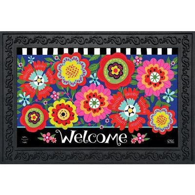 Briarwood Lane Bright Blooms Spring Doormat Welcome Floral Primitive Indoor Outdoor 30" X 18" 3 Briarwood Lane Bright Blooms Spring Doormat Welcome Floral Primitive Indoor Outdoor 30" X 18"