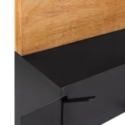 42" X 22" Samuels Decorative Wall Shelf With Hooks Rustic Brown/Black - Kate & Laurel All Things Decor -Home Decor Shop GUEST 8ec58db3 8587 4356 97ac fa64bac5c64a