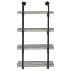 24" Elmcrest 4 Shelf Wall Bookcase With Black Frame - Coaster 15 24" Elmcrest 4 Shelf Wall Bookcase With Black Frame - Coaster -Home Decor Shop GUEST 8f739d80 b971 4039 9ffe 2cc430ecc17c