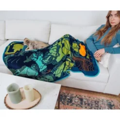 Silver Buffalo Halo UNSC Master Chief Micro Plush Fleece Throw Blanket | 50 X 60 Inches -Home Decor Shop GUEST 90492d42 1590 4e71 9247 fb53f284c4da