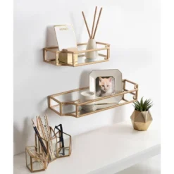 2pc Ciel Metal Wall Shelf Set - Kate & Laurel All Things Decor 15 2pc Ciel Metal Wall Shelf Set - Kate & Laurel All Things Decor -Home Decor Shop GUEST 90cfc58c 0fa3 453b 8e59 db49f1d595fe