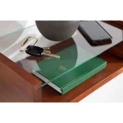 18" X 6" Holt Wood/Glass Decorative Wall Shelf Walnut Brown - Kate & Laurel All Things Decor 15 18" X 6" Holt Wood/Glass Decorative Wall Shelf Walnut Brown - Kate & Laurel All Things Decor -Home Decor Shop GUEST 90f6dfb9 533a 4ca5 b140 375c30f3d712