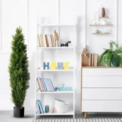 Forever Leaf 36" Cedar Boxwood In Black Pot (2 Pack), Indoor Artificial Plant For Home Decor -Home Decor Shop GUEST 92cdc1bc f75e 4931 9574 776720aa4eb1