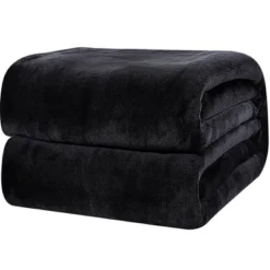 PiccoCasa 350 GSM Sofa Fleece Throw Soft Microfiber Blanket