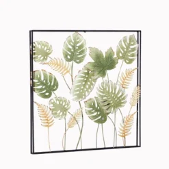 30" X 30" Metal Leaf Tall Cut-Out Wall Decor With Intricate Laser Cut Designs Green - Olivia & May 19 30" X 30" Metal Leaf Tall Cut-Out Wall Decor With Intricate Laser Cut Designs Green - Olivia & May -Home Decor Shop GUEST 9415c969 4293 4e3a b9b0 3a763976669e