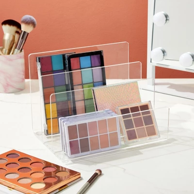 Juvale Clear Acrylic Folder Holder With 3 Sections For Paper Files, Documents, Envelopes, Desk Organizer For School And Office Supplies, 9x6.75 In 5 Juvale Clear Acrylic Folder Holder With 3 Sections For Paper Files, Documents, Envelopes, Desk Organizer For School And Office Supplies, 9x6.75 In - Image 3