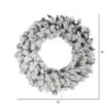 Vickerman Artificial Flocked Snow Ridge Wreath 2 Vickerman Artificial Flocked Snow Ridge Wreath -Home Decor Shop GUEST 956a0258 9b0e 4ed5 9d2e 65c0c37e83bc
