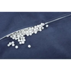 Square Ottoman Blue - Gold Medal