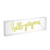 20" Hello Gorgeous Contemporary Glam Acrylic Box Pendant (Includes LED Light Bulb) Neon Yellow - JONATHAN Y 2 20" Hello Gorgeous Contemporary Glam Acrylic Box Pendant (Includes LED Light Bulb) Neon Yellow - JONATHAN Y -Home Decor Shop GUEST 966d727b bb9d 4593 9174 afe96324beb8
