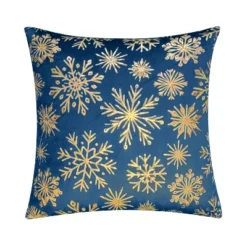 18"x18" Snowflakes Velvet Foil Printed Holiday Square Throw Pillow - Edie@Home 19 18"x18" Snowflakes Velvet Foil Printed Holiday Square Throw Pillow - Edie@Home -Home Decor Shop GUEST 96d3d13f e2d6 49d8 ba18 a0dddfa1b3ed