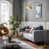 Frate Arc Floor Lamp For Reading Working, 90°Rotatable Metal Shade, 2 Colors Lampshades, Height Adjustable, 71 Inch(Bulb Not Included)-The Pop Home -Home Decor Shop GUEST 97a74ef8 b3fe 43c0 b5a3 beeaa5256014