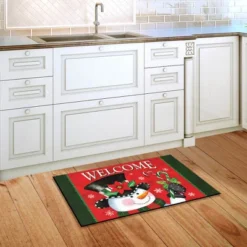 Briarwood Lane Christmas Snowman Welcome Doormat Candy Canes Indo -Home Decor Shop GUEST 98164279 896c 4fa0 a070 2db41d98a74e