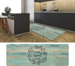 J&V TEXTILES 20" X 55" Oversized Cushioned Anti-Fatigue Kitchen Runner Mat (Home Sweet Home) -Home Decor Shop GUEST 99f45f4f f011 4c00 9836 7bda6248c165